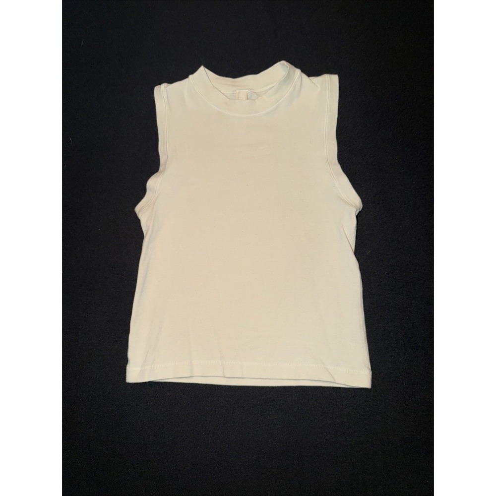 Skims‎ Bone White Tank Top Sleeveless Women's Size Small